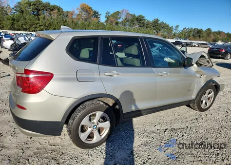 2011 BMW X3 xDrive28I z USA, uszkodzony, nr VIN 5UXWX5C55BLW14231